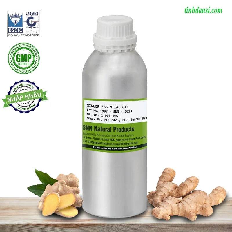 tinh dầu gừng bán sỉ